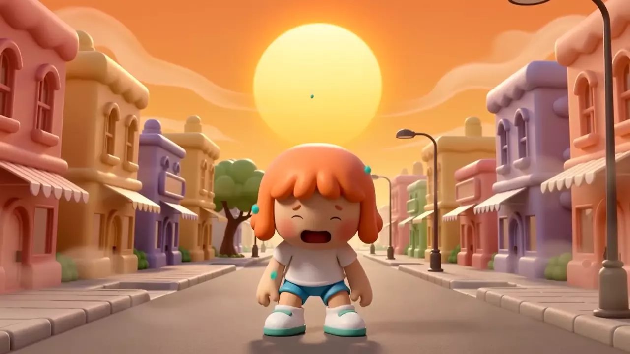 Prévia de Colorful Ice Cream Cartoon Commercial