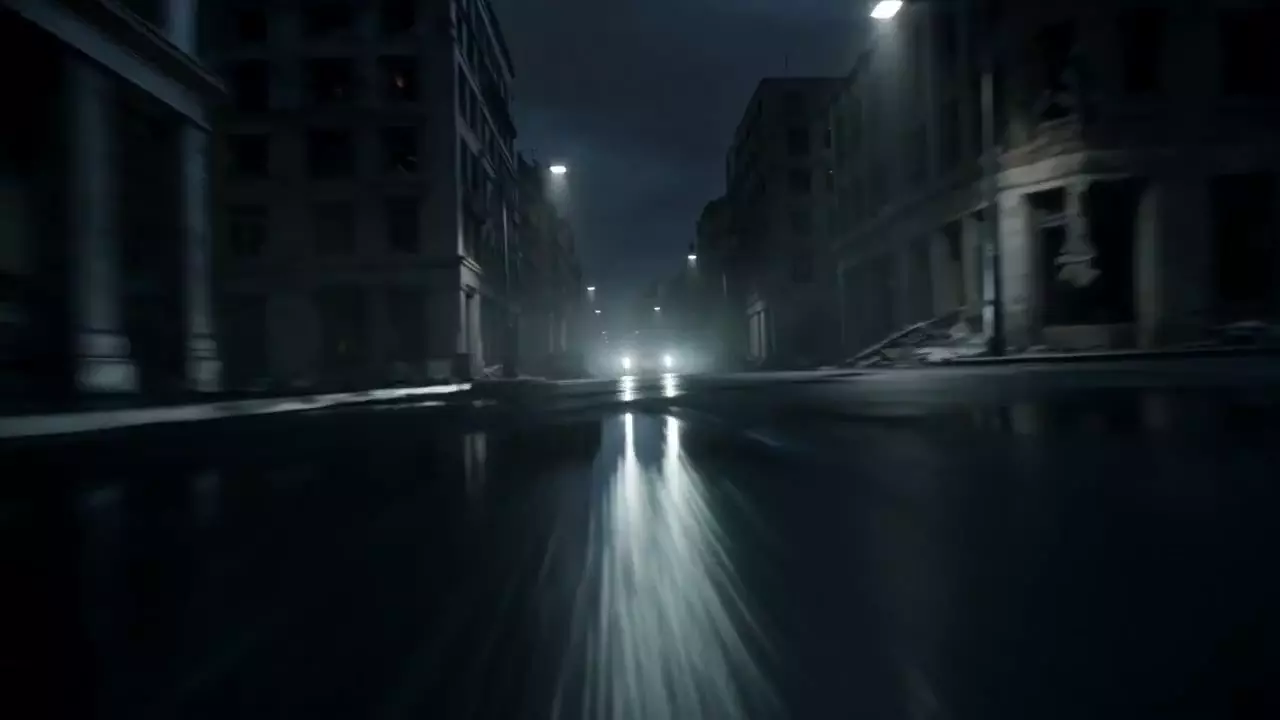 Prévia de F1 Car Escape Through Ruined City
