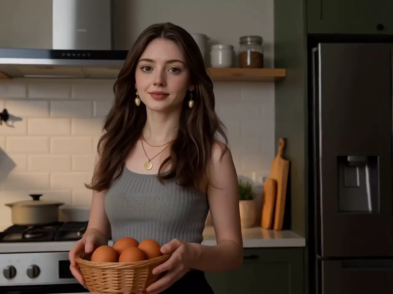 Prévia de Fresh Omelette Cooking Cinematic Video