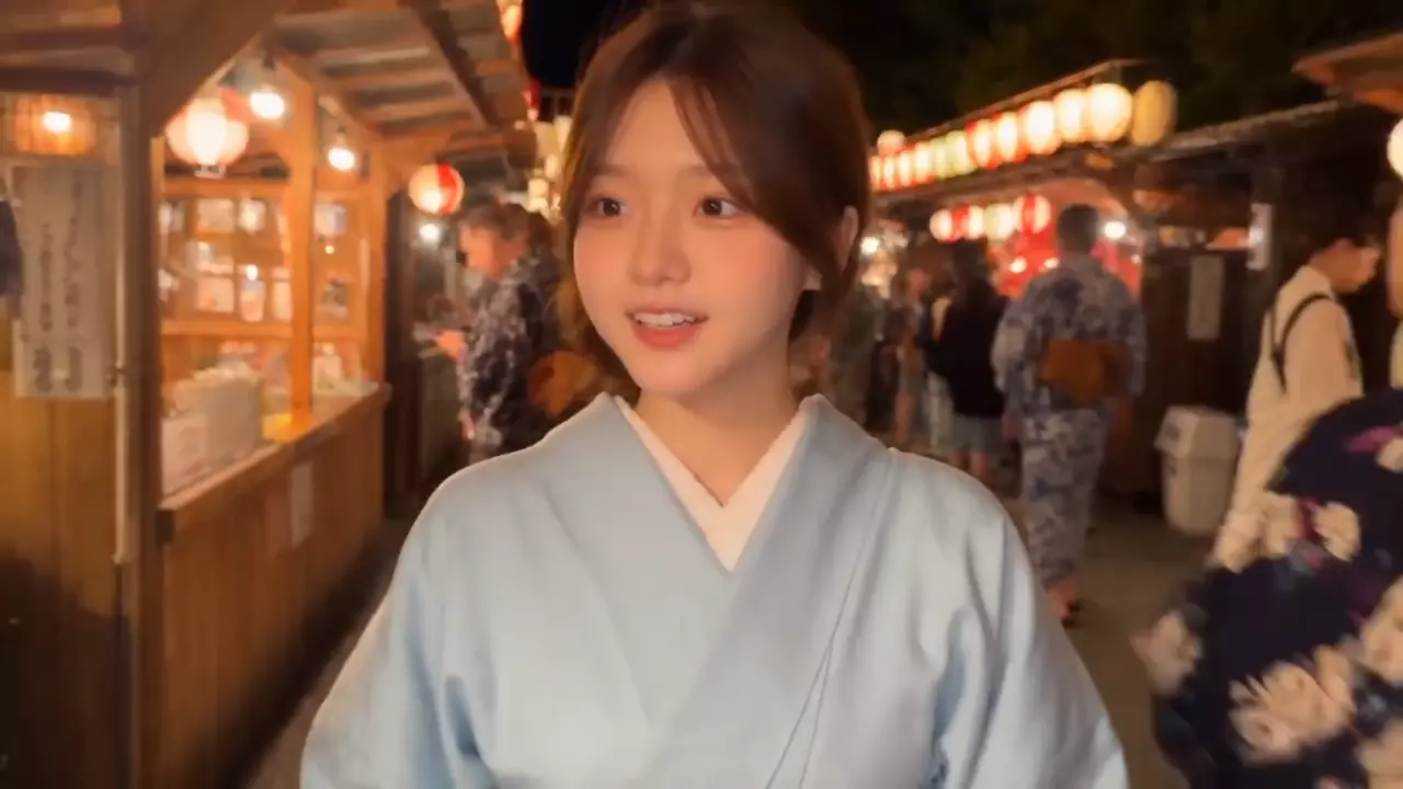 Prévia de Japanese Matsuri Night Vlog Montage