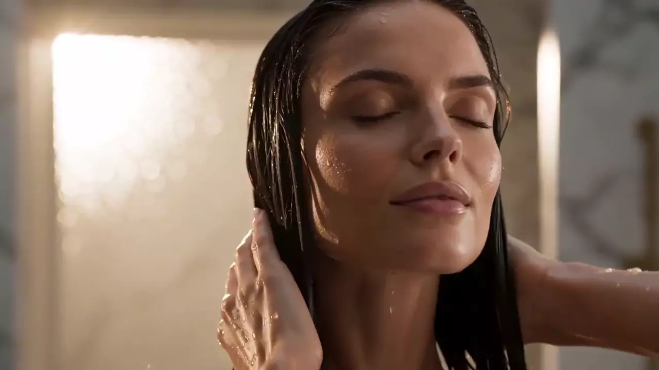 Prévia de Luxury Shampoo Ad With Glossy Hair