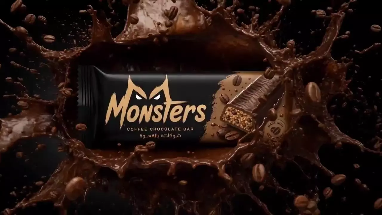 Prévia de Monsters Coffee Chocolate Bar Commercial